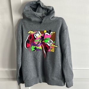 Jordan - Youth Large Gray Logo Hoodie